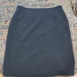 Black Knee Length Skirt